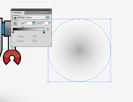 ترسیم یک ربات در ایلوستریتور